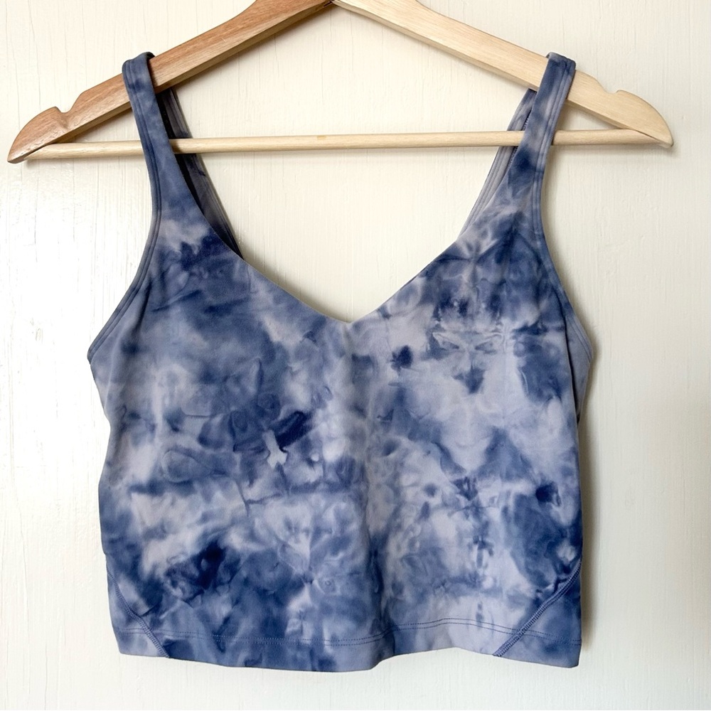 Lululemon Align Tank *Diamond Dye Diamond Dye Iced‎ Iris Peri Purple 6 Gym Yoga